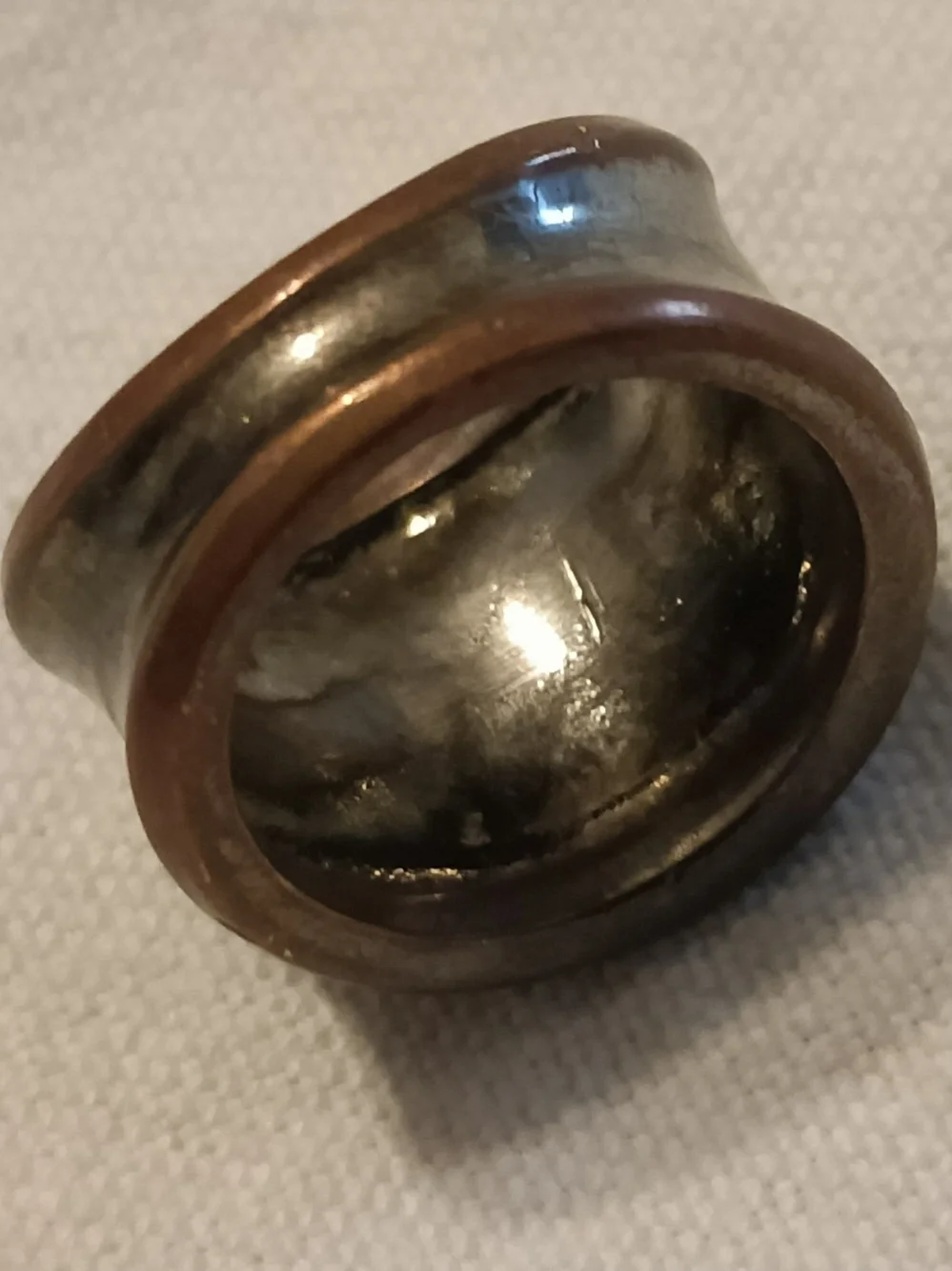 Black Crystal Dome Statement Ring